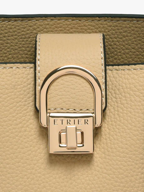 Satchel S Equestre Leather Etrier Beige equestre EEQT142S other view 4